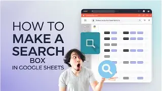 How to Make a Search Box in Google Spreadsheet | Excel search box Without VBA