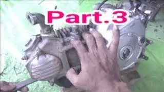 Pembelajaran cara BONGKAR PASANG mesin motor JUPITER secara TOTAL #part 3