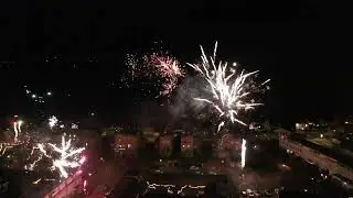 Vuurwerk Sliedrecht vanuit de lucht - 2024/2025 - Drone part 5