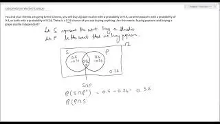 Independent Events Worked Example