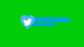 Twitter green screen effects animation