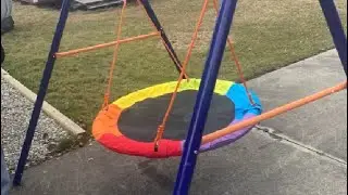 Amictoy Swing Set with Stand for Kids, Heavy Duty Metal A Frame Swing Holds 440 lbs Review