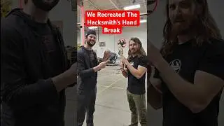 @hacksmith made a bionic hand. Here’s when we showed him a model of his hand implant