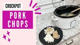 🥘 EASY Crockpot Pork Chops - EASY Crockpot Recipe
