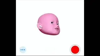 pink memoji staring into your soul