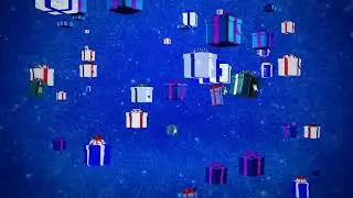 Falling Presents 2022 Created in After Effects with Element 3d from Video Copilot