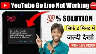 due to community guidelines strikes or copyright issues you can't live stream at this time problem |