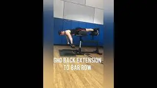 GHD Back Extension to Barbell Row