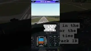 Landing in the PMDG 737 