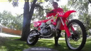 Pre-Dirt Bike Fail , Bills Pipe Sound Check. Braappp!