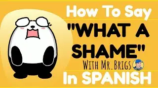 How to say WHAT A SHAME IN SPANISH