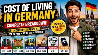 Cost of Living in Germany (EN) | Real Monthly Expenses Explained for Expats & Newcomers