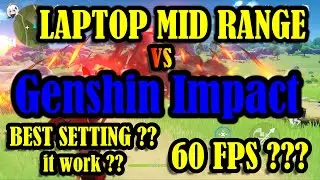 Genshin Impact on PC Mid Range High Setting 60 FPS Gameplay (PC)