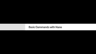 Nano Text Editor - Bash Scripting - Bash Variables and Loops Example