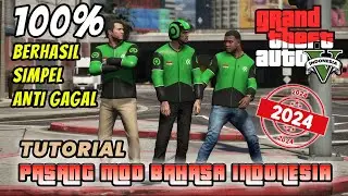 TUTORIAL PASANG MOD BAHASA INDONESIA GTA V TERBARU 2024 LEBIH GAMPANG 100% WORK!