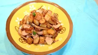 Ikan Bilis Potatoes