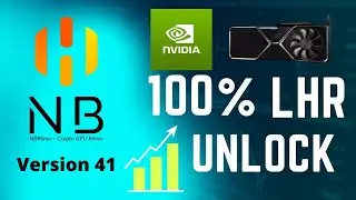Ethereum Mining 100% LHR Unlock With NB Miner 41.0 on RTX 3060 & RTX 3060Ti 