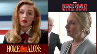 HOME ALONE (1990) Hope Davis as French Ticket Agent (Tony Stark's Mom's first movie)