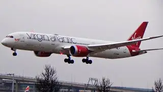 "MISS CHIEF" | Virgin Atlantic Boeing 787-9 DREAMLINER Landing at London Heathrow Airport