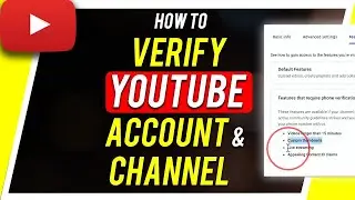 How To VERIFY YouTube Account in Laptop 2023🔥| Youtube Channel verify kaise kare | Sachu Tech Zone