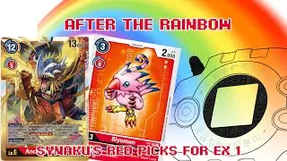 After the Rainbow - The Best Red Decks for Nationals in a Post EX-1 Format | Digimon Card Game