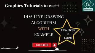 Draw a line || DDA Algorithm||Line Drawing ||Computer Graphics||Graphics||DDA Line Algorithm