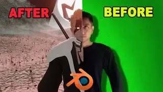vfx anime cosplay using blender, like jalex rosa I ichigo kurosaki (Bleach)