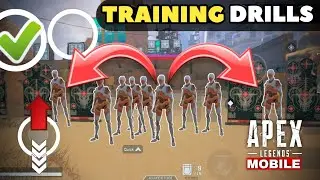 Advanced Pro Training Drills For Movements, Aim, Hipfire, Close Range | Apex Legends Mobile Training