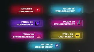 Portfolio Video | Neon - Cyberpunk Lower Thirds
