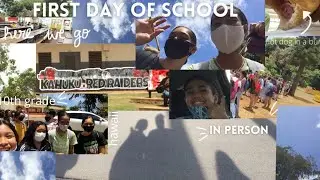 First Day of Sophomore Year *in person* shortest vlog ever