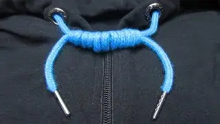Ave Craft: How to Tie Hoodie Strings for beginners. Easy instructions for tying hoodie knots.
