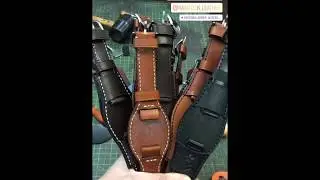 Ремешки на часы из натуральной кожи ручная работа.
