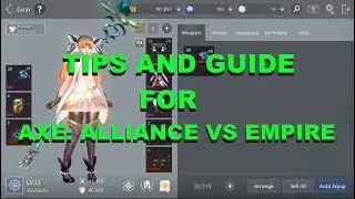 Guide/Tips for Axe: Alliance Vs Empire