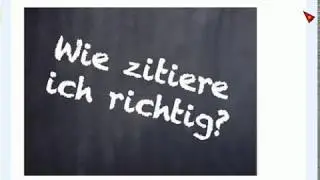 Editor 6 - Wie zitiere ich richtig?