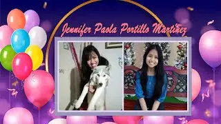 VIDEO DE CUMPLEAÑOS DE JENNIFER PAOLA PORTILLO MARTINEZ