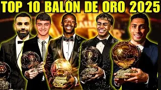 🚨TOP 10 BALON de ORO 2025 EN lo QUE VA de TEMPORADA! NO CREERÁS QUIENES SON LOS PRIMEROS!