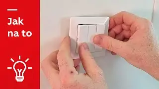 Tříklapkový vypínač - zapojení
