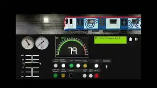Нижегородская линия Московского метрополитена на поезде 81-765.4(Москва 2019)