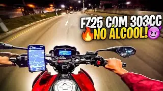 FZ25 COM 303cc E CABEÇOTE PREPARADO - PRIMEIRA IMPRESSÃO