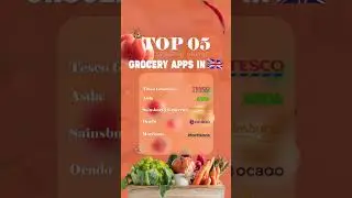 TOP 5 GROCERY APP IN #UK #shorts #groceryshopping #supermarket