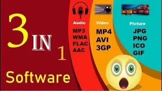 How to Convert audio video and picture / Audio converter / Video converter / Picture converter