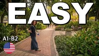 LEARN ENGLISH While Walking Outside | Comprehensible Input