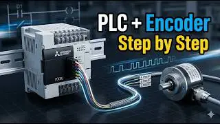 Mitsubishi PLC - Encoder Connection & Programming | Step-by-Step Industrial Tutorial