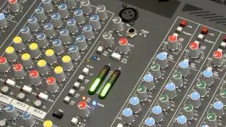 Setting vocal gain using an analog console (A&H GL-2400)