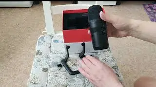 Микрофон Fifine K690, JBL L112, Yamaha A-2000 и рок.