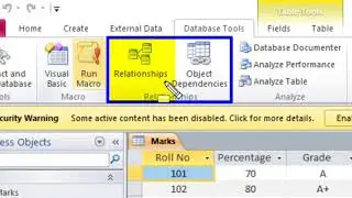 Creating a Relationship Between Tables (Support us at rohin-hdfc@ybl & rohin-pnb@ybl)