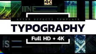 Typography Promo After Effects Template
