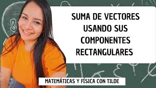Descomponer vectores en sus componentes rectangular. Suma de vectores