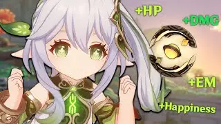 I made her a Support, DPS, and a HEALER at the same time (Genshin Impact)