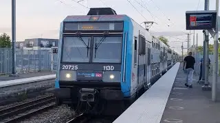(FHD) Les trains ROPE et ROPO en US en Gare de Louvres